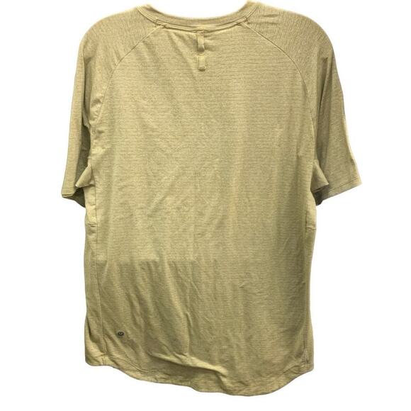 Lululemon Drysense Training Short Sleeve Shirt‎ Heathered Bronze Green SZ M - Picture 3 of 4
